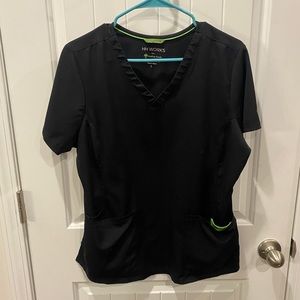 Healing hands scrub top large